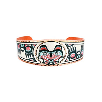 Northern Lights Alaskan Native Jewelry Totem Bracelets/West Coast HaidaTotem Jewelry/Ravin/Butterfly/Hummingbird/Bears/Sun/Whales/Moose/Elk/Eagles/Wolf