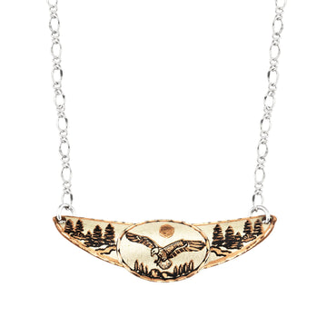 Eagle Choker-American Eagle Choker Necklace for Women Handmade Jewelry - Front Line Jewelry