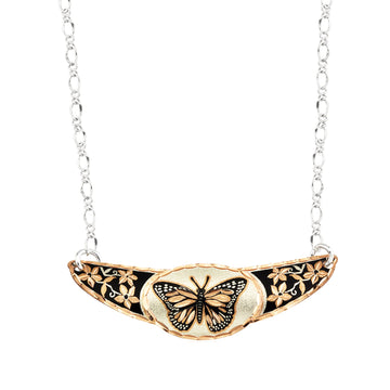 Butterfly Choker Necklace for Women Handmade Copper Butterfly Jewelry